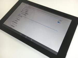 画面割れ修理後のXperia Z2 Tablet(SO-05F)