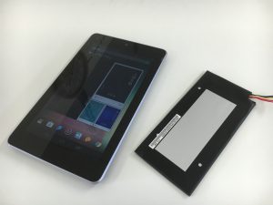 バッテリー交換修理後のNexus7(2012)