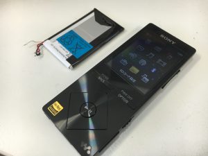 Walkman Nw A16のバッテリー交換費用が6980円 Sonyウォークマン格安修理店 ポストリペア