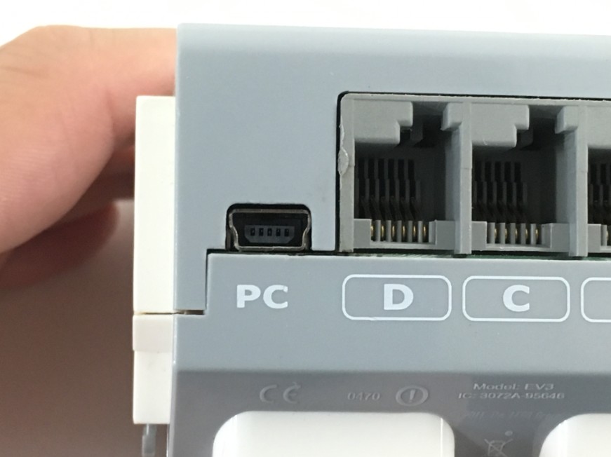 miniUSBコネクタが破損してしまったパソコンに接続できないLEGO mindstorm EV3