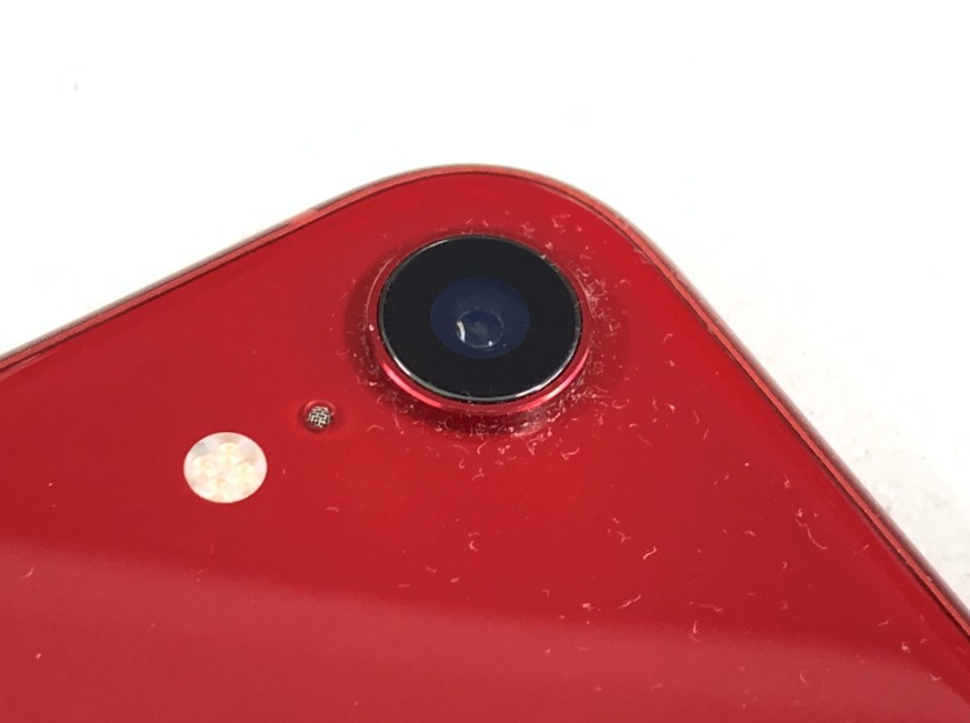 外カメラレンズ割れ修理後のiPhoneXR