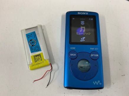 バッテリー交換したNW-E052