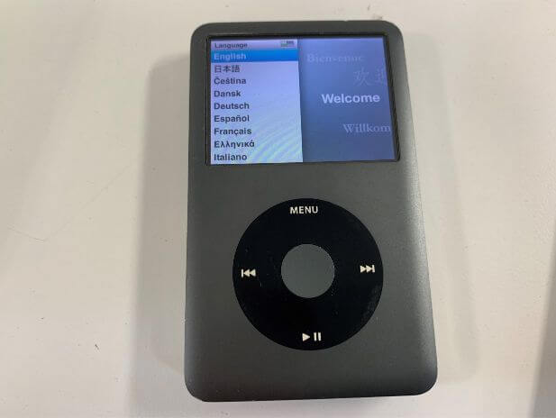 iPod classic 第7世代 HDD160GBからSSD512GBにグレー-