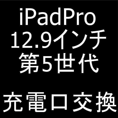 iPad Pro 12.9 第5世代の充電口交換修理で充電出来ない症状が改善