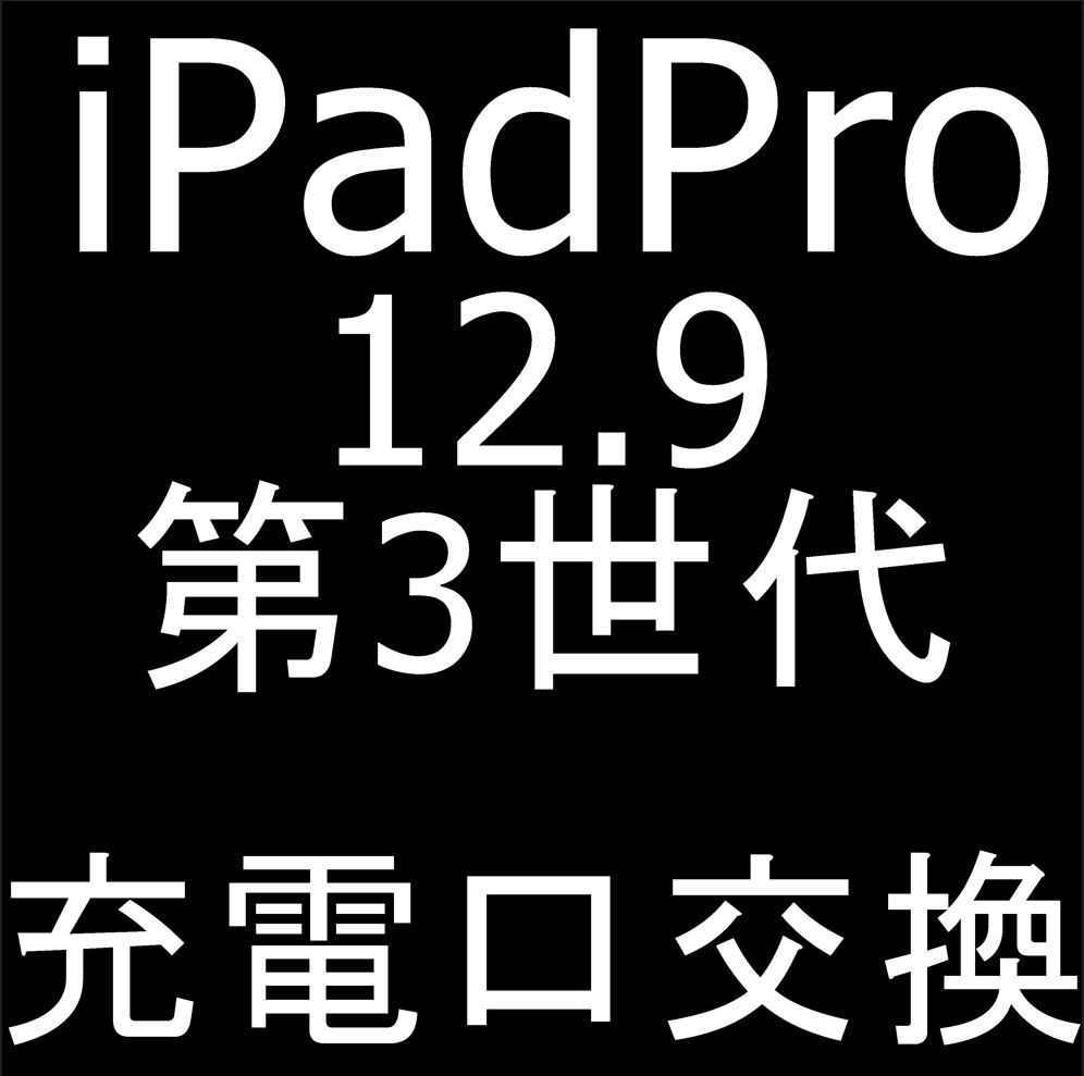 iPad Pro 12.9 第3世代の充電口交換修理