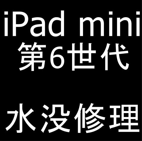 iPad mini 第6世代の水没修理でデータそのまま復旧成功