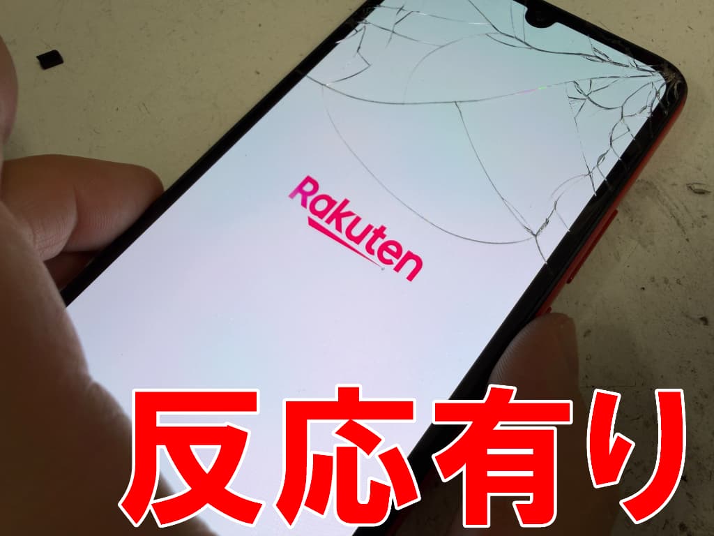 内部の洗浄と乾燥をすることで反応が出るようになったRakuten BIG s
