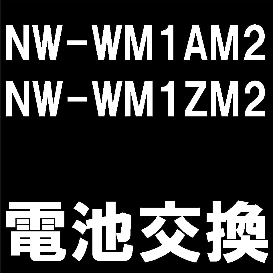 NW-WM1AM2/NW-WM1ZM2のバッテリー交換について解説