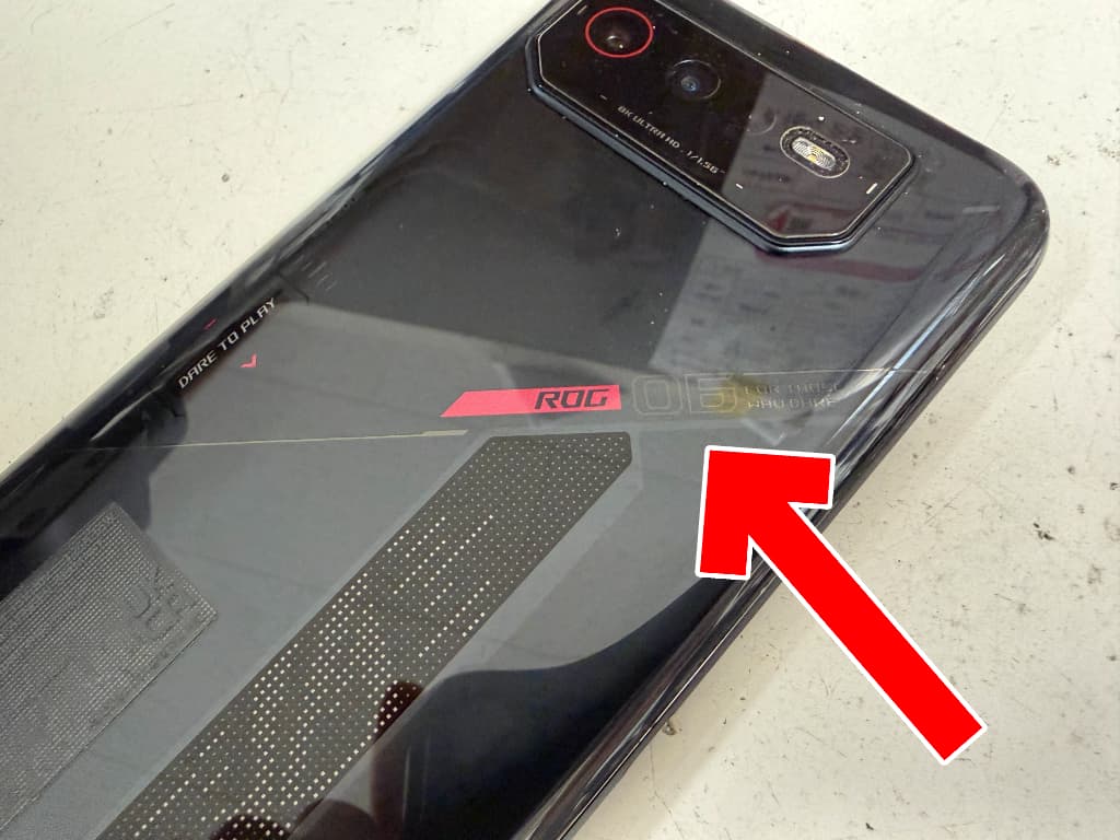 スリープボタンが壊れたROG Phone6