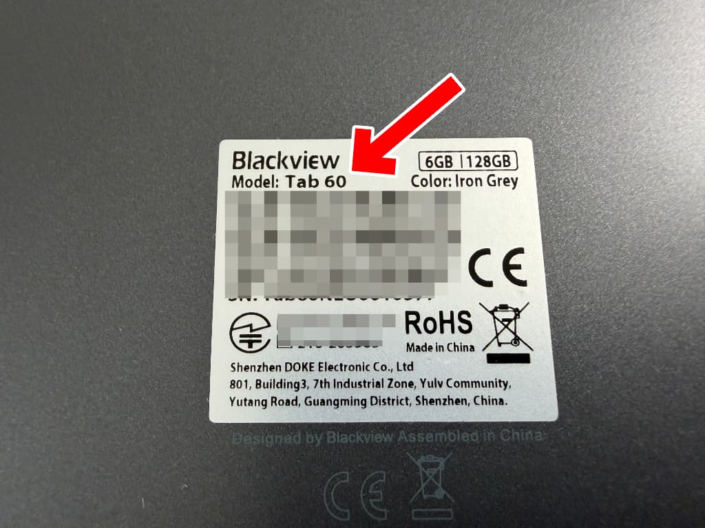 Blackview Tab60の画面が破損